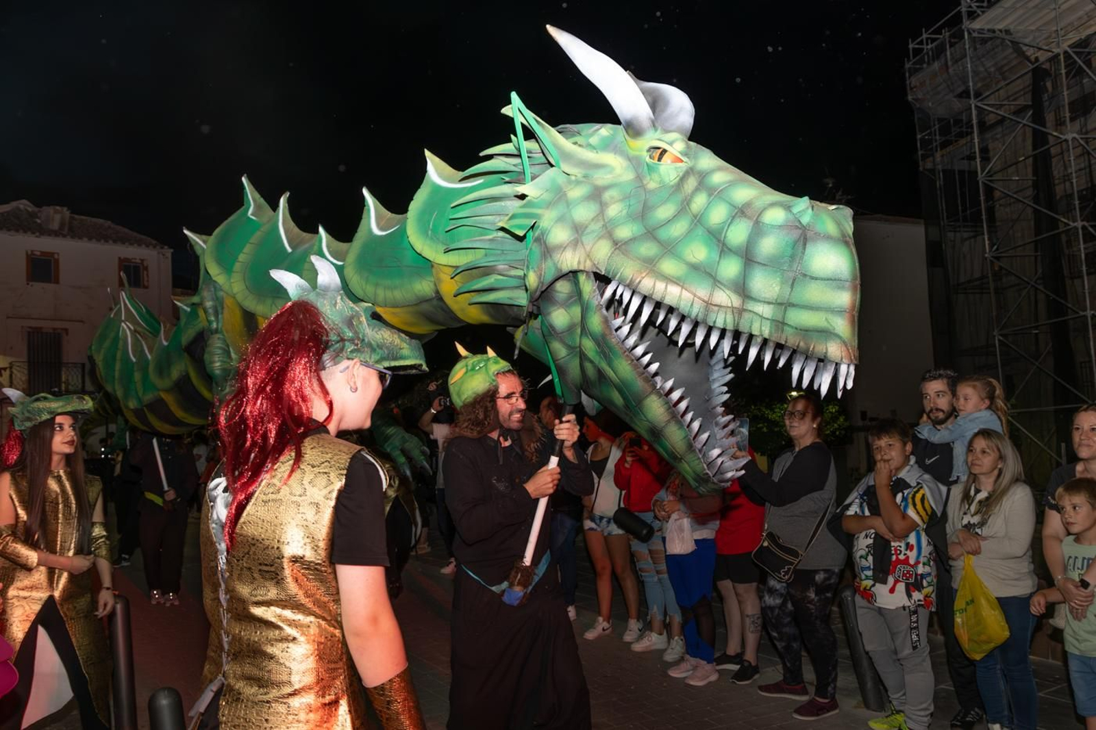 Así vivió Jaén el Pasacalles del Lagarto de la Magdalena.