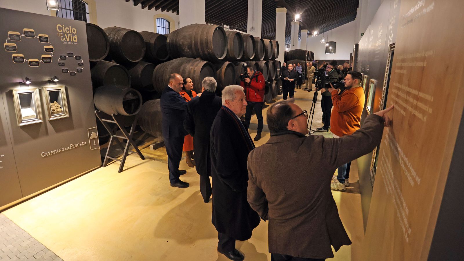 Inauguración del Museo y Centro de Interpretación del Vino de Jerez en Cayetano del Pino
