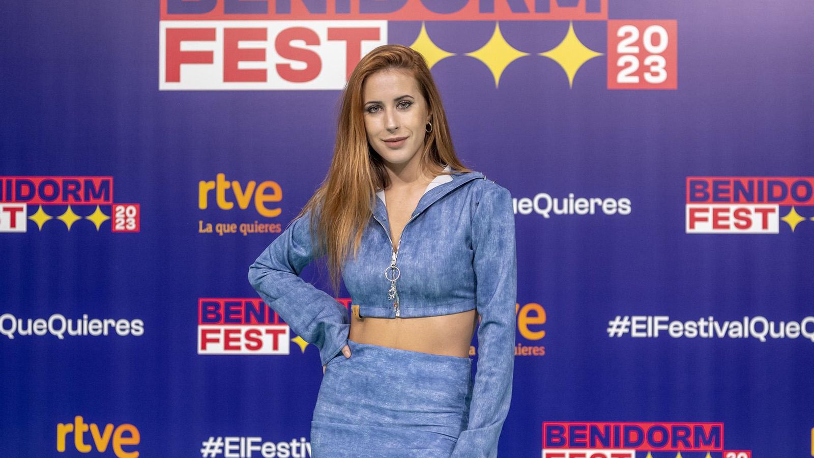 Vicco en su presentación como candidata del Benidorm Fest