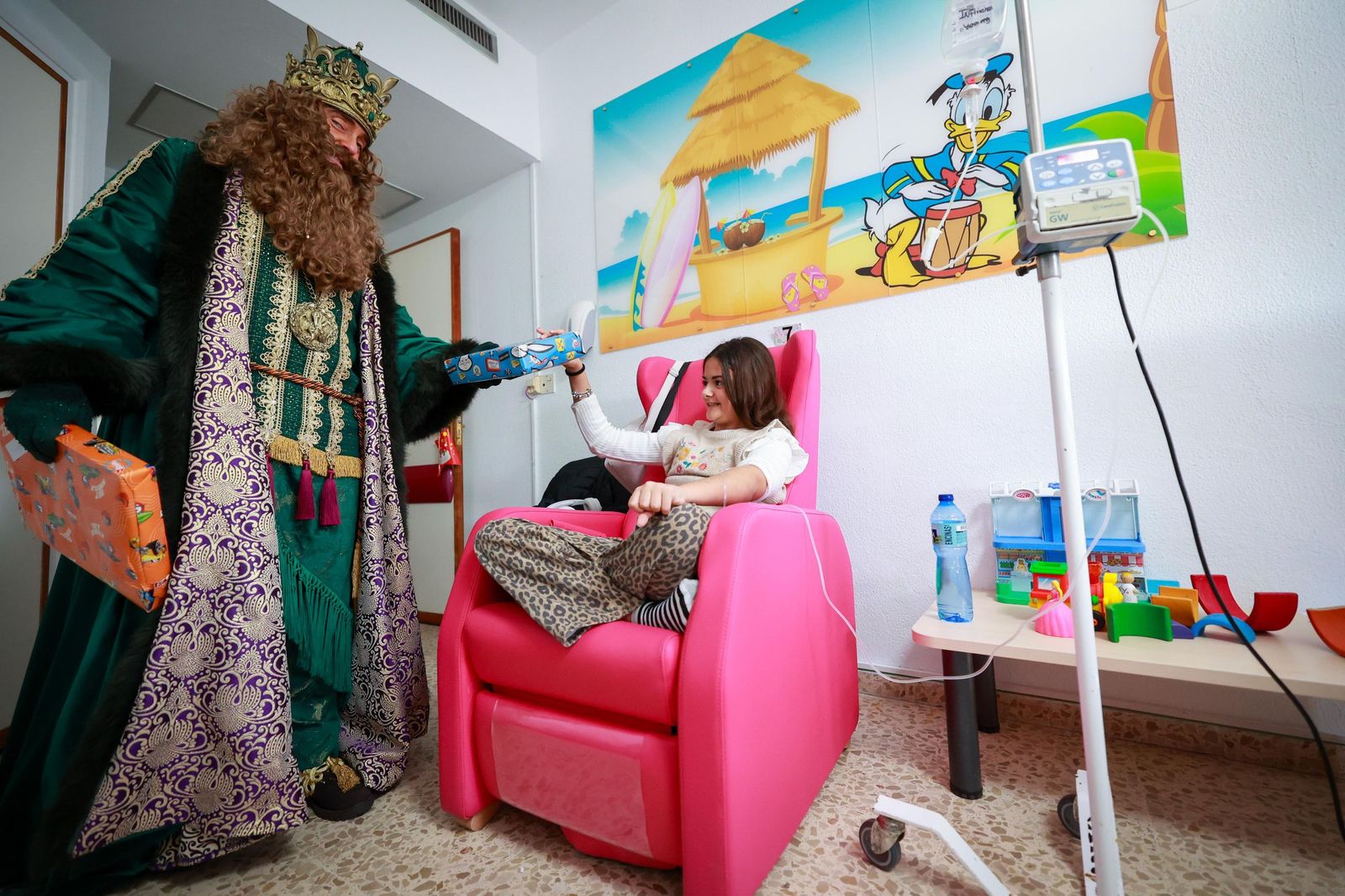 Los Reyes Magos, en el hospital Puerta del Mar de Cádiz.