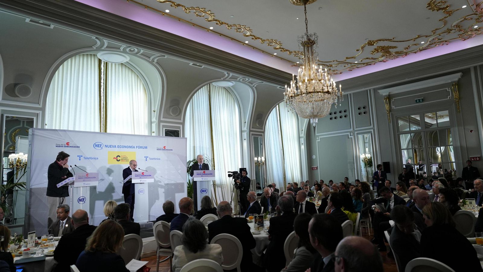 Imagen general de la sala que ha acogido el acto de Nueva Economía Fórum.