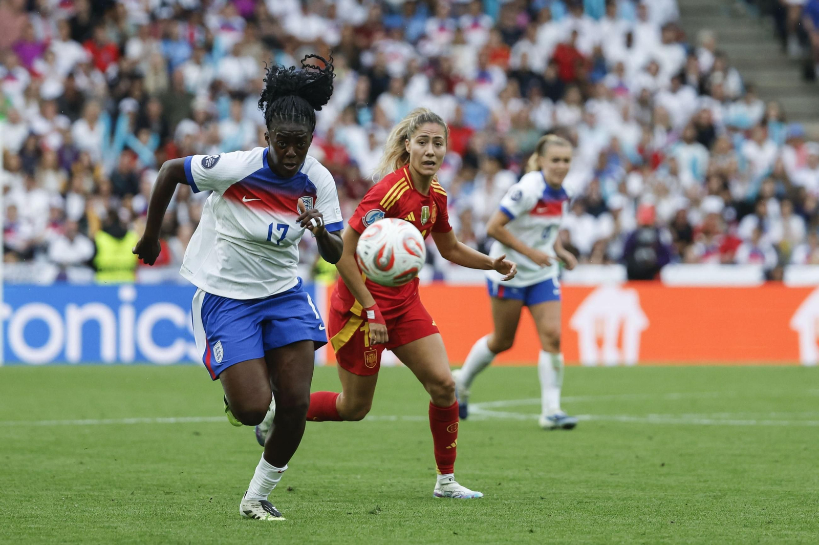 Las mejores imágenes de la final España - Inglaterra de la Eurocopa femenina