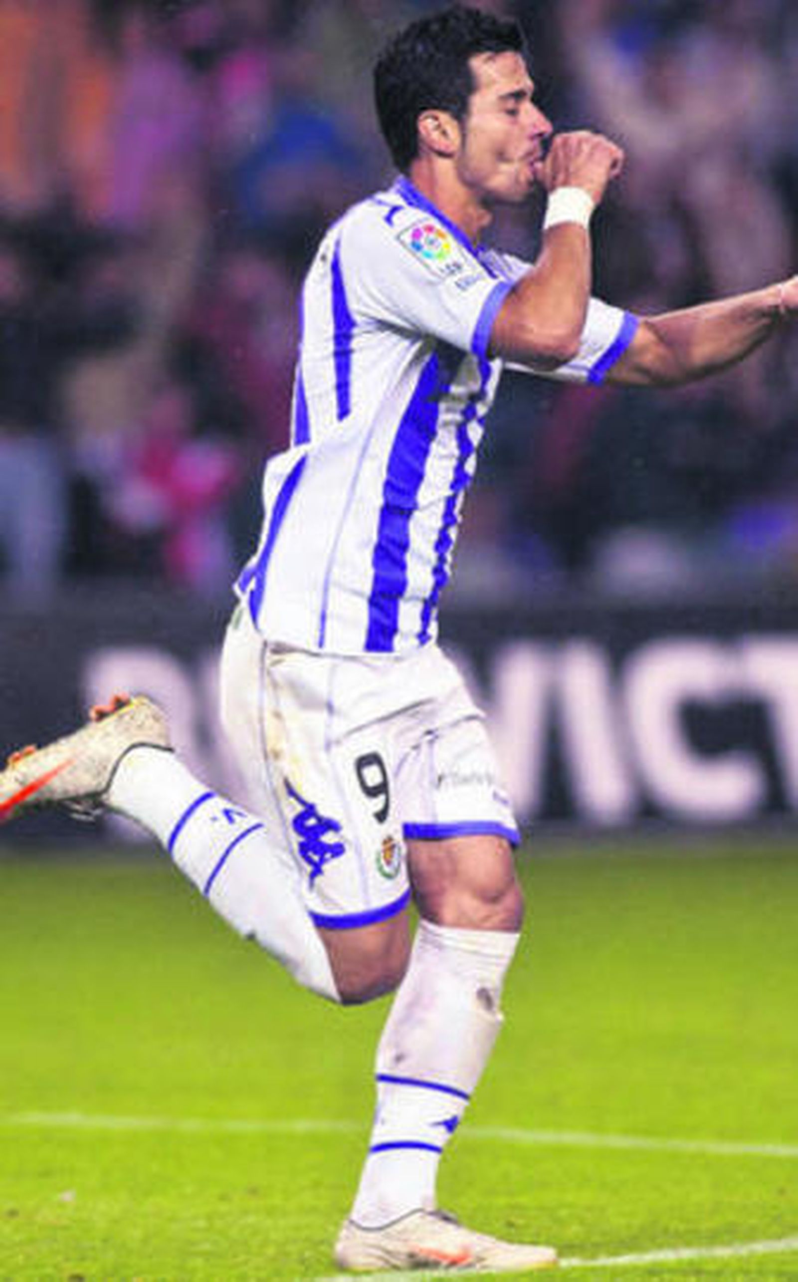 Javi Guerra, autor del gol.