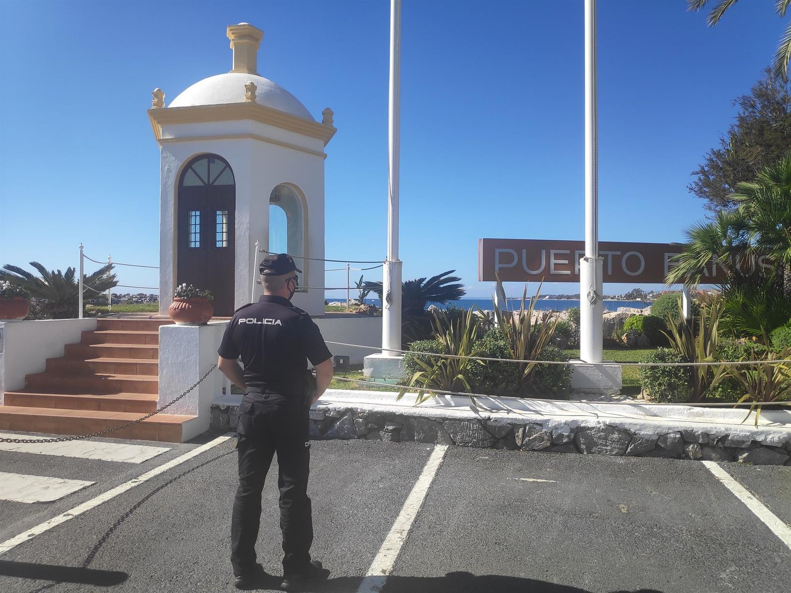 Policía Nacional en Puerto Banús