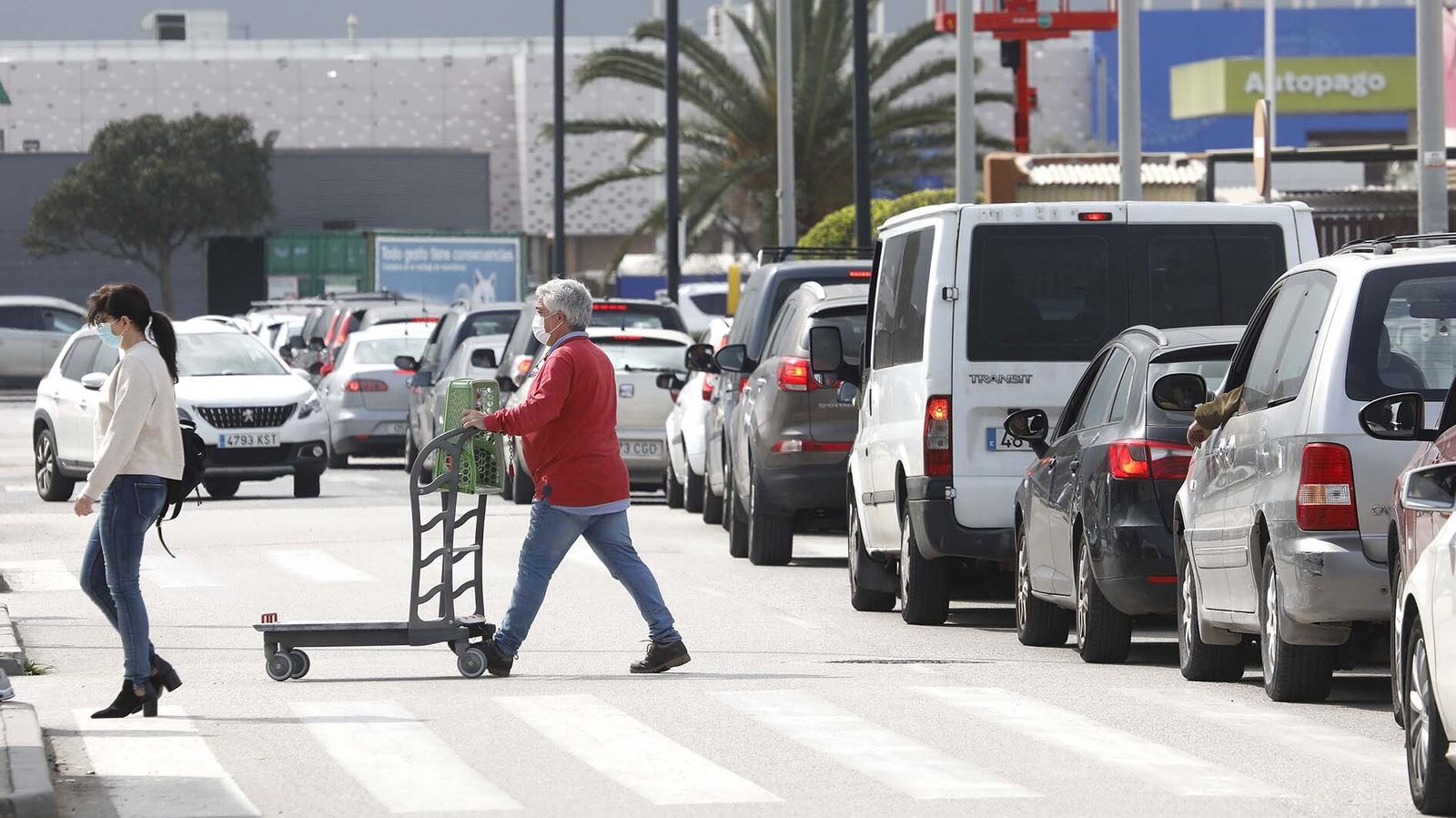 Las fotos del polígono de Palmones, tras el levantamiento del cierre  perimetral de Algeciras y Castellar