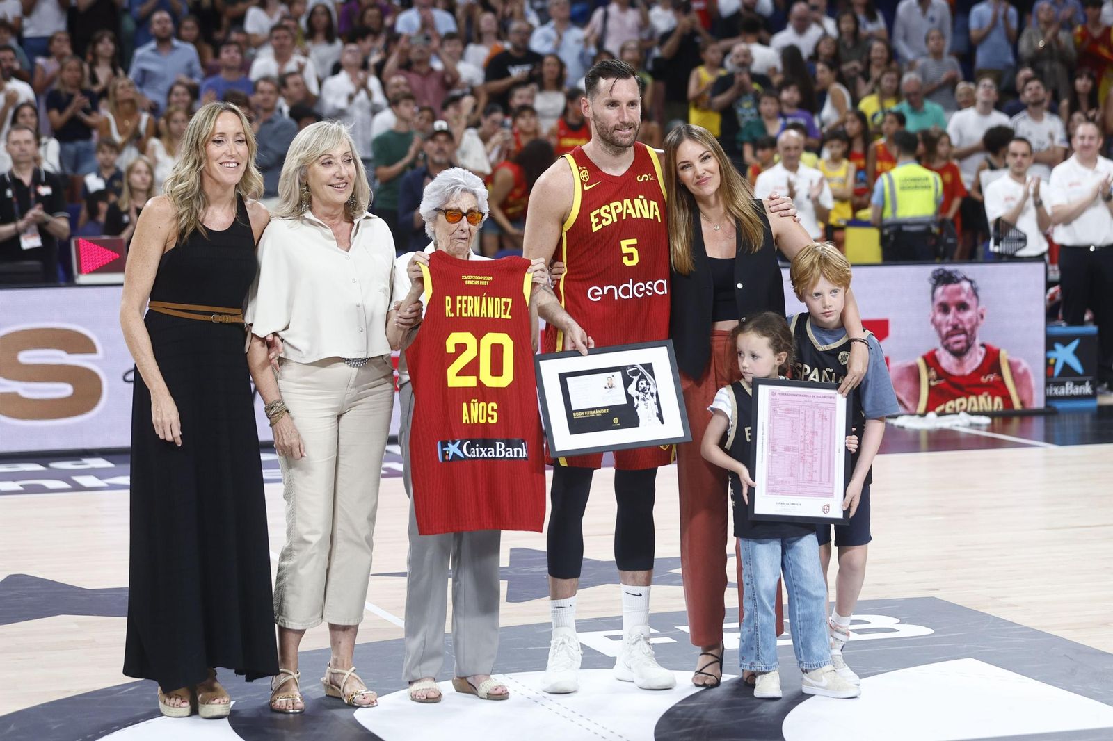 Alberto Díaz, en el homenaje a Rudy y en la lanzadera a París