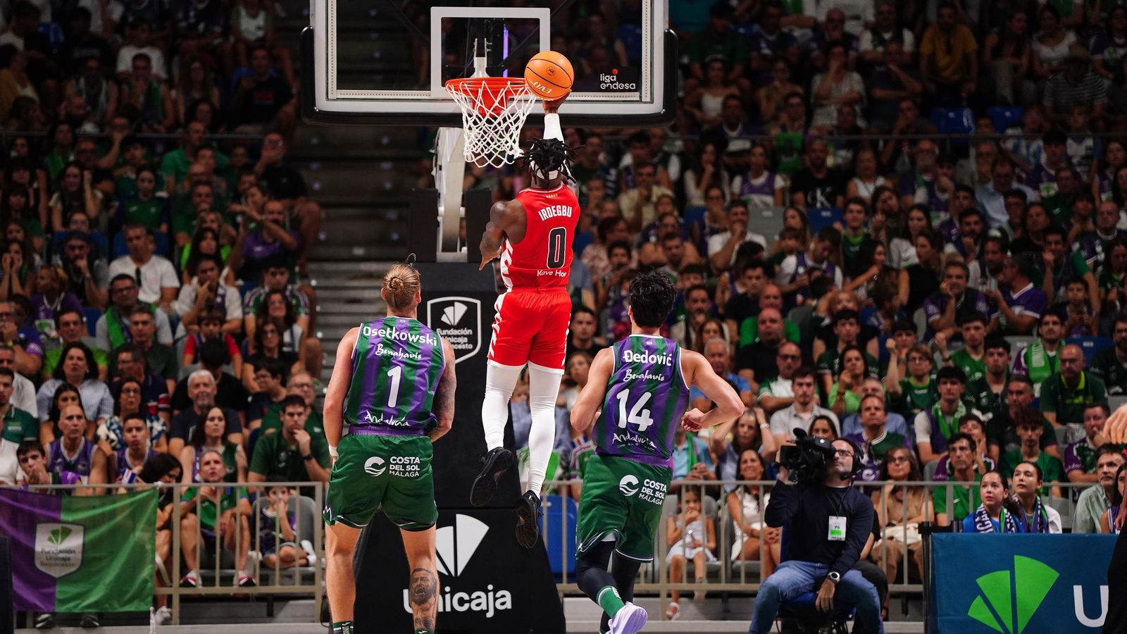 El Unicaja-Girona, en fotos