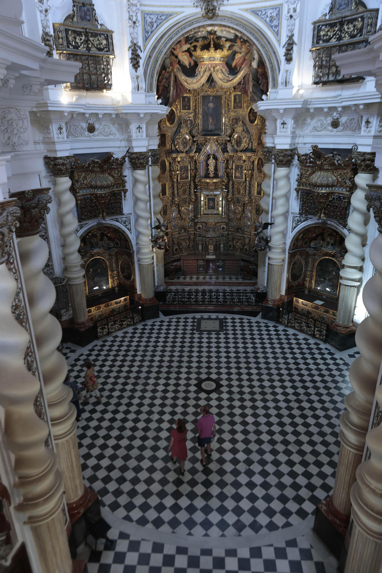 La espectacular iglesia vista desde el coro.