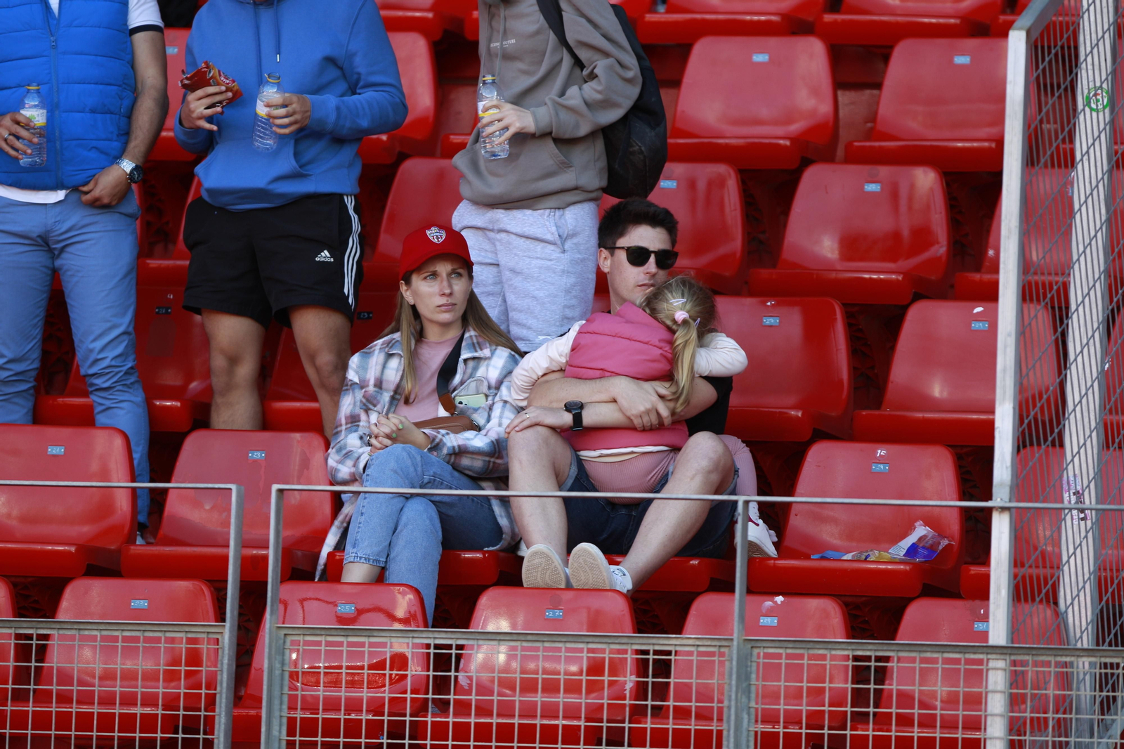 Las imágenes del triste descenso de la UDA ante el Getafe