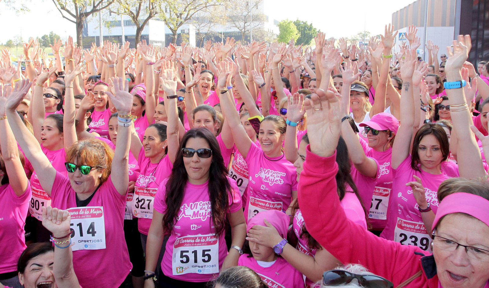 Las participantes de la Carrera de la Mujer de la pasada edición.
