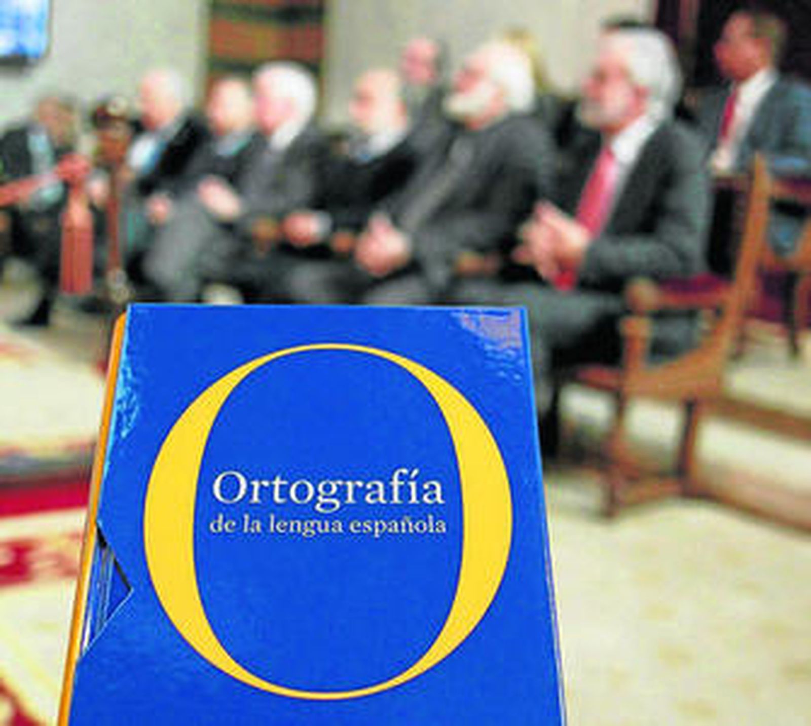 Acto de presentación de la nueva Ortografía de la lengua española el pasado jueves.