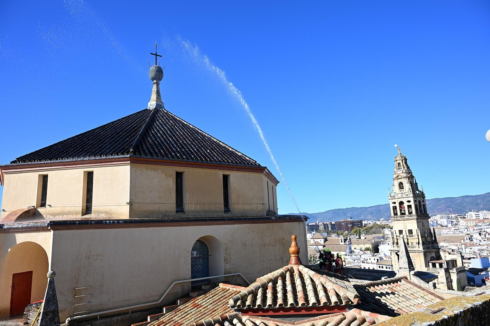 Simulacro de incendio en la Mezquita-Catedral