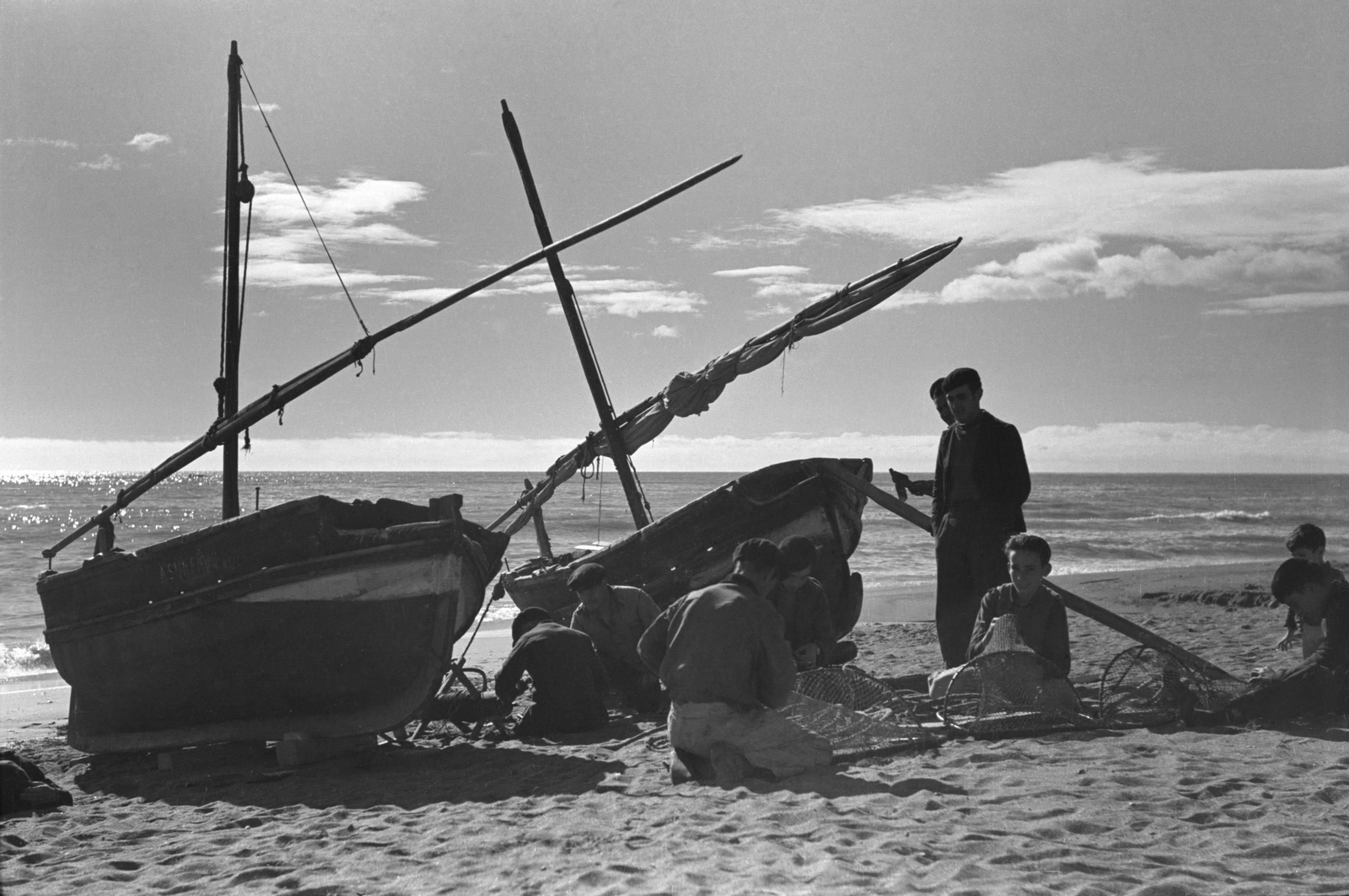 Playas de San Andréss. Sardinales y pescadores años 50.jpeg