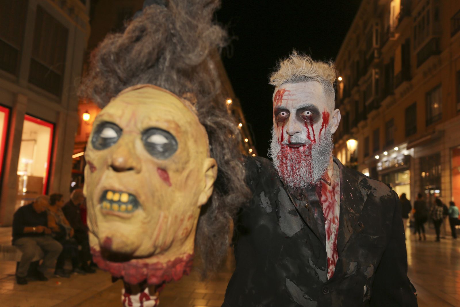 Las fotos de la noche de Halloween en Málaga