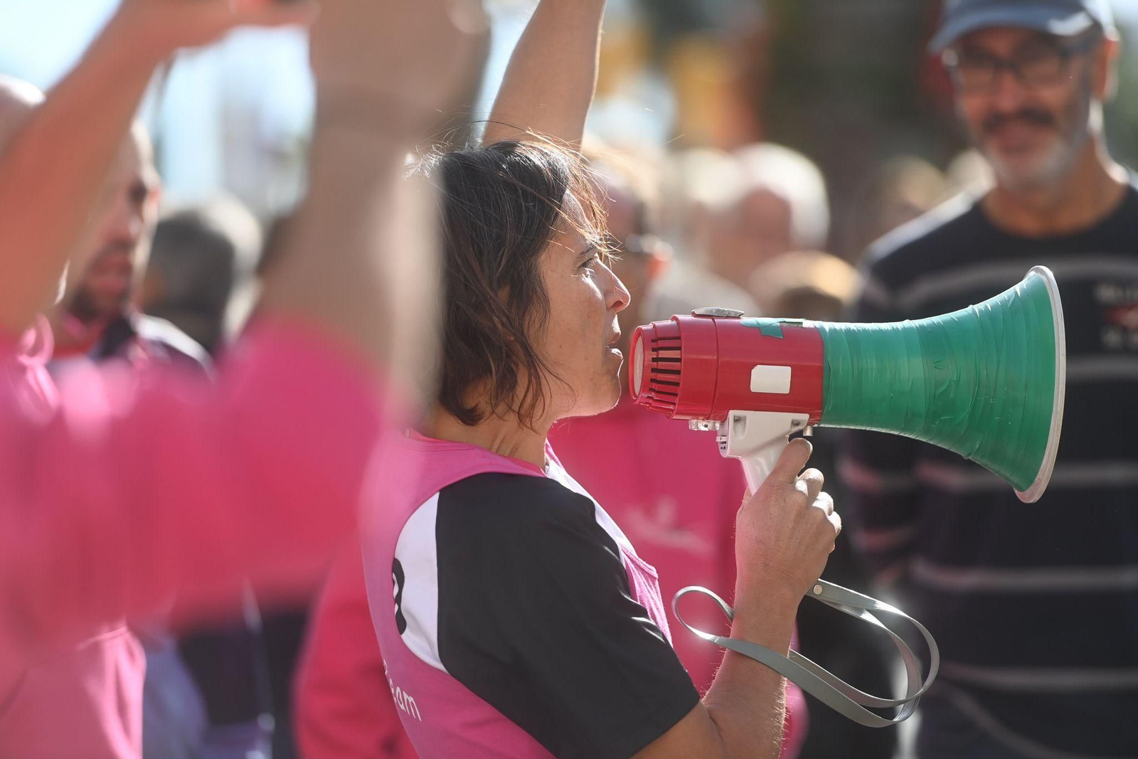 Las fotos de la manifestación del Club de Natación Inacua
