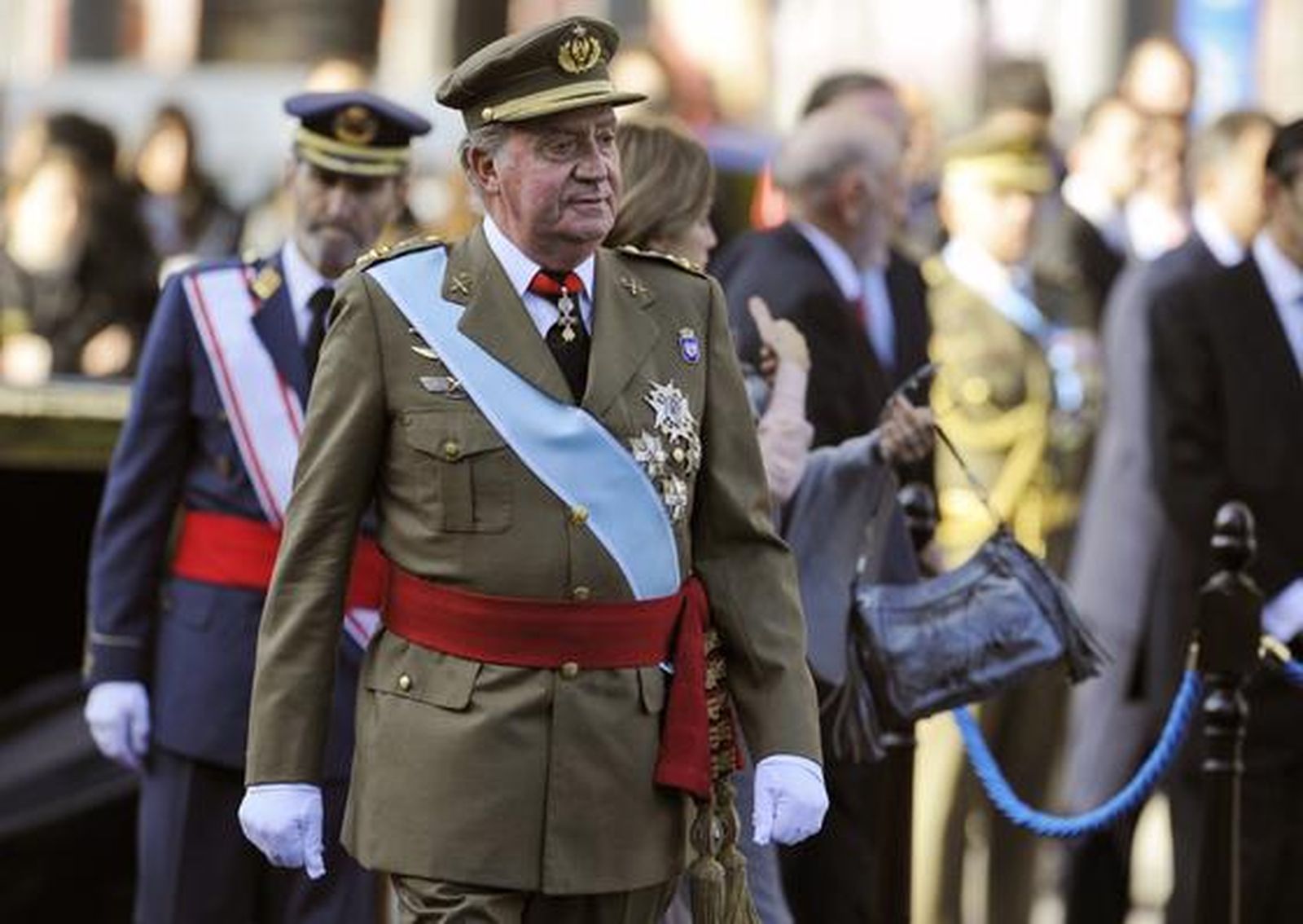 Desfile militar con motivo del día de la Fiesta Nacional. / AFPDesfile militar con motivo del día de la Fiesta Nacional. /
