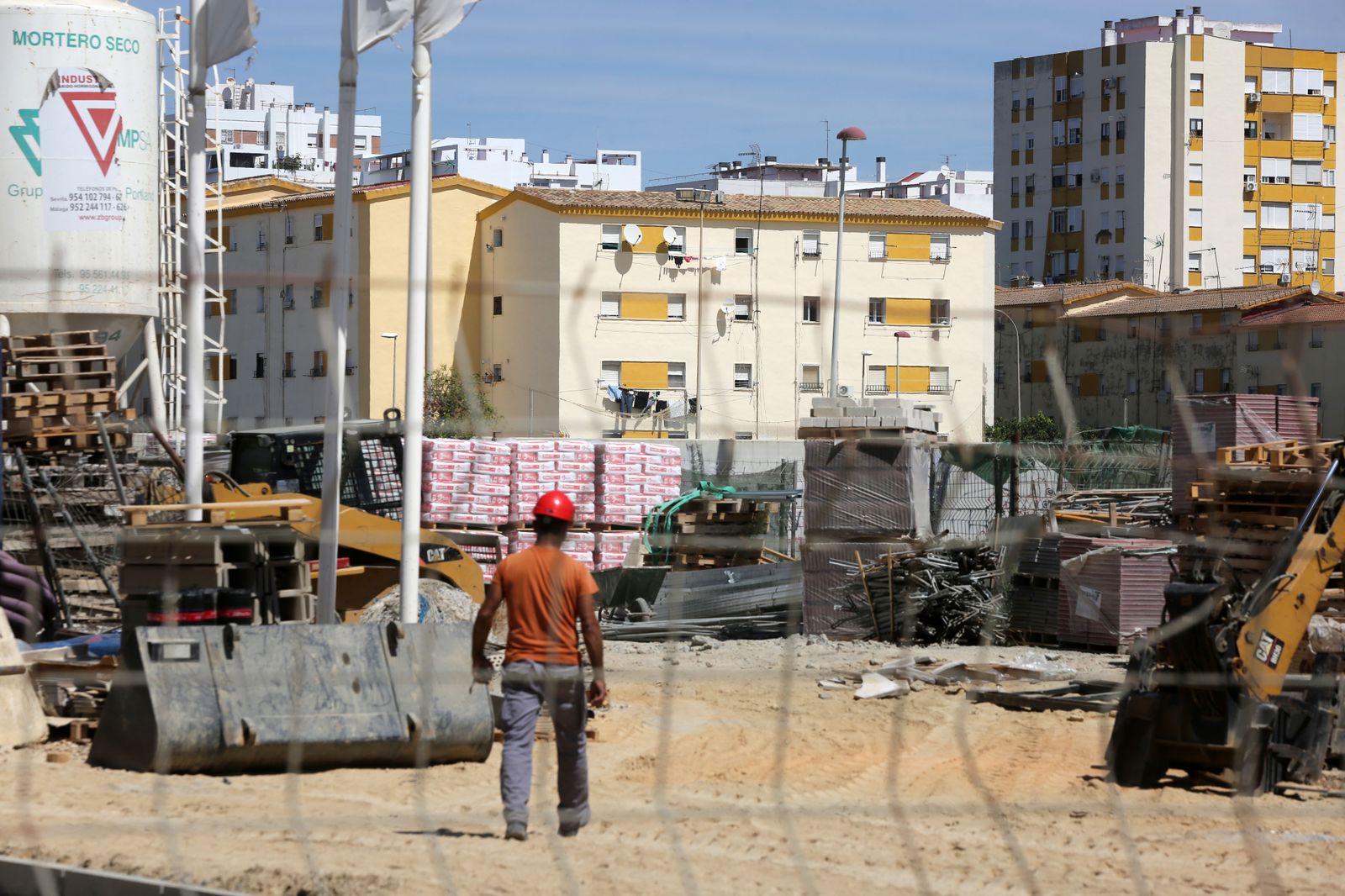 Construcción de nuevas viviendas en la capital onubense.