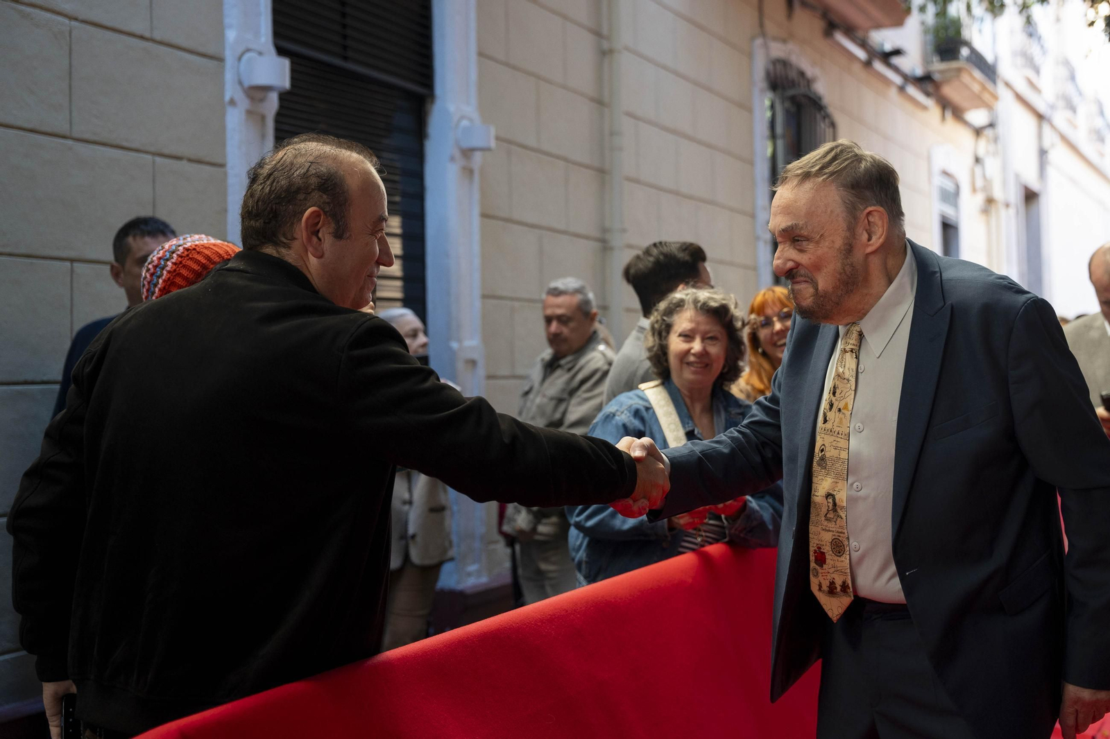 La estrella a JOHN RHYS-DAVIES luce en el paseo de la fama de Almería