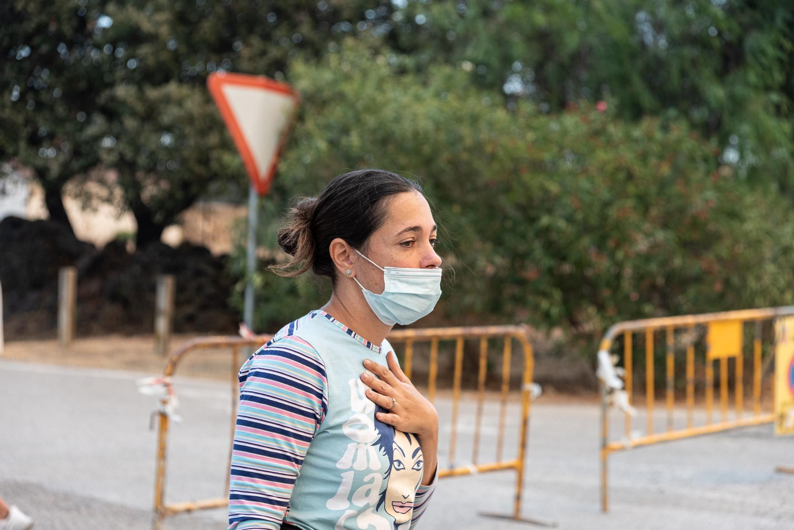 Imágenes del corte de la A-478