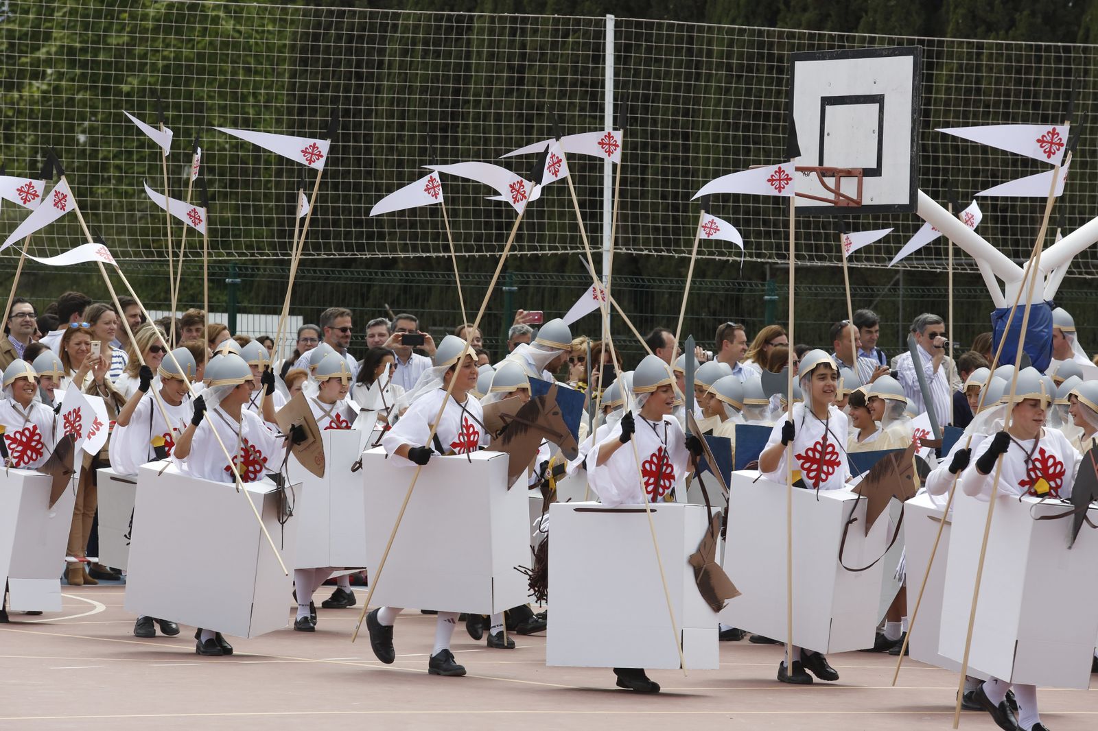 La Batalla de las Navas de Tolosa escenificada por los alumnos de El Romeral