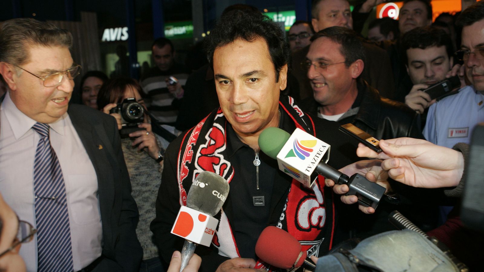 Hugo Sánchez, a su llegada a Almería en 2008.