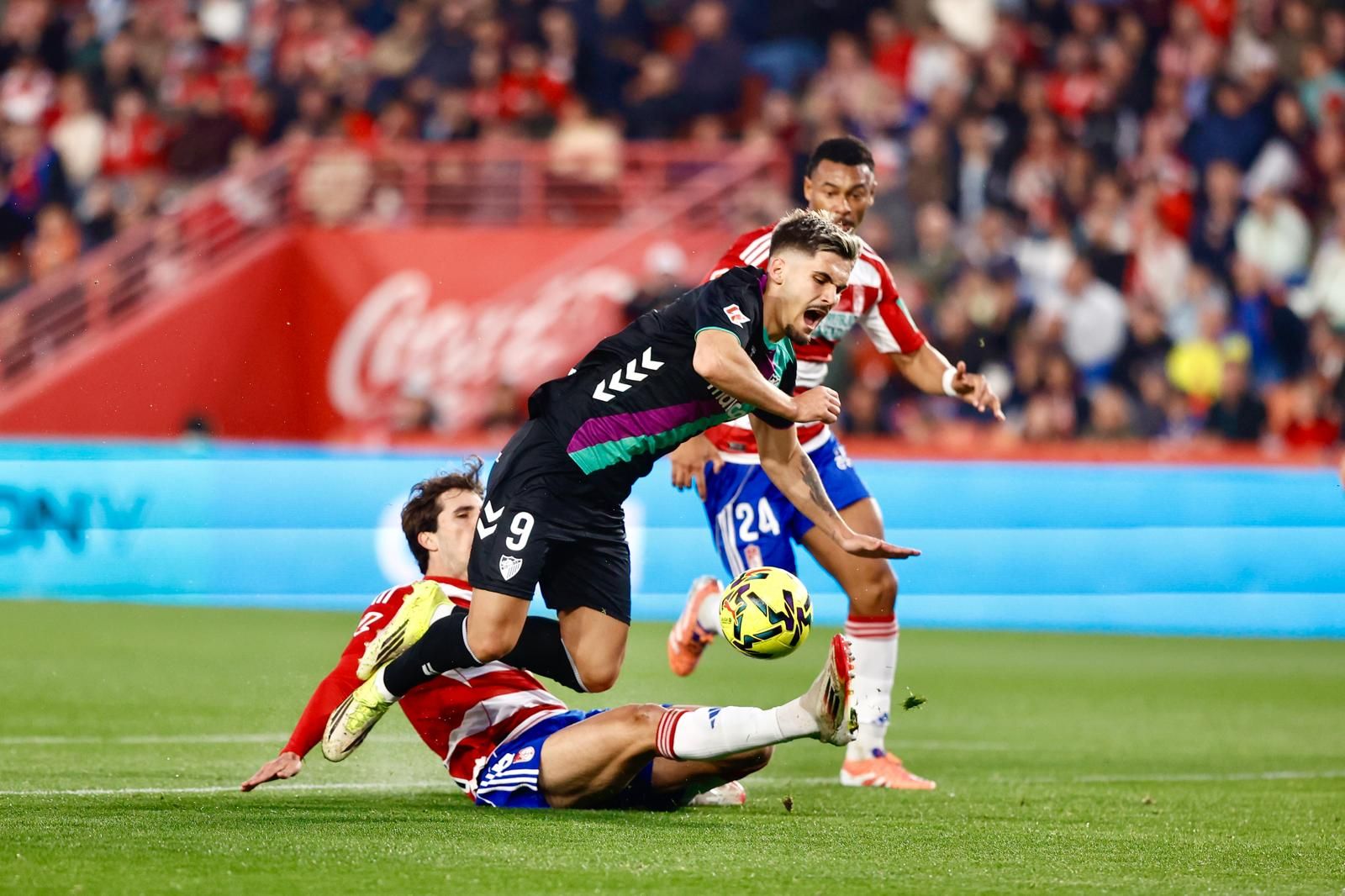 El Granada-Málaga CF, en fotos