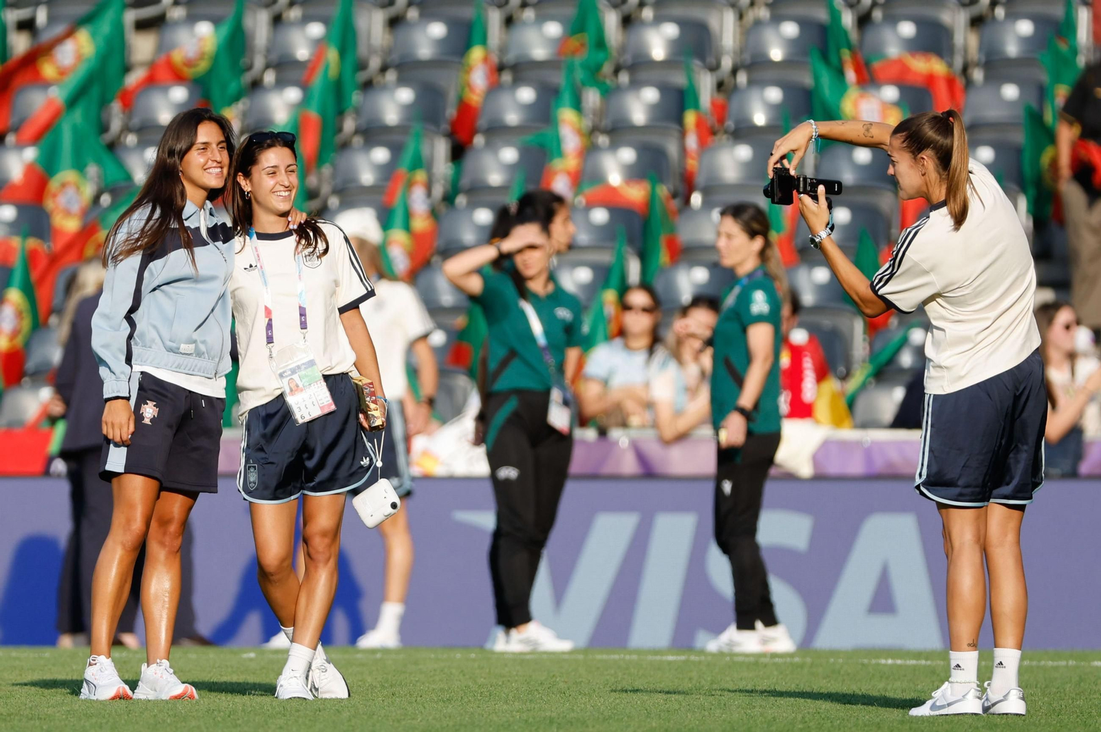 Las fotos del España - Portugal en la Eurocopa femenina