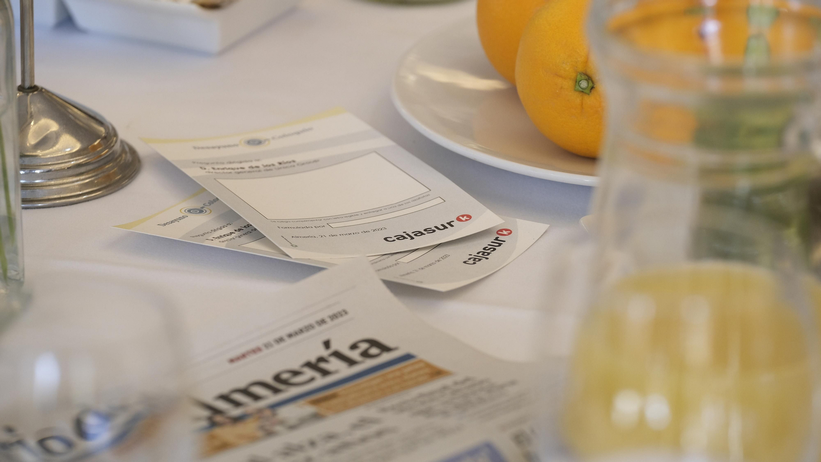 Desayuno coloquio de Grupo Joly y Cajasur, con la participación del ponente Enrique de los Ríos