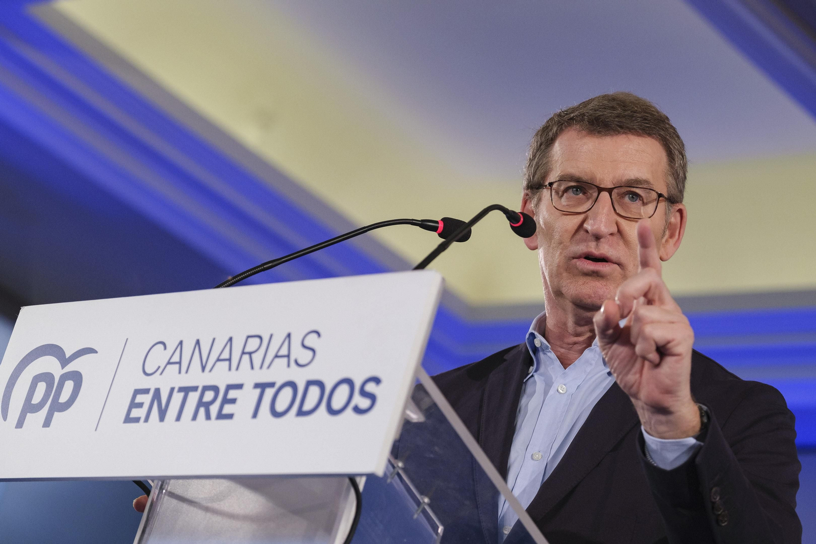 El líder del PP, Alberto Núñez Feijóo.