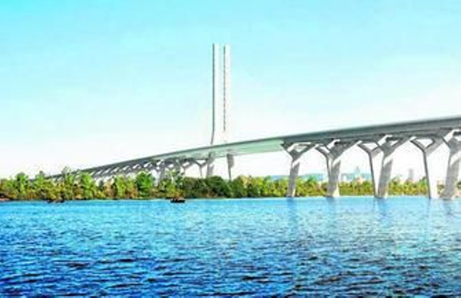 Recreación infográfica del puente.