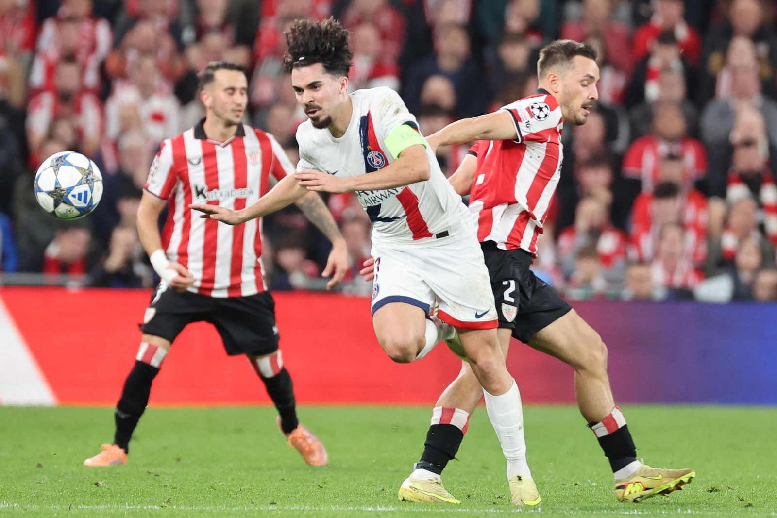 El Athletic Club-PSG, en imágenes