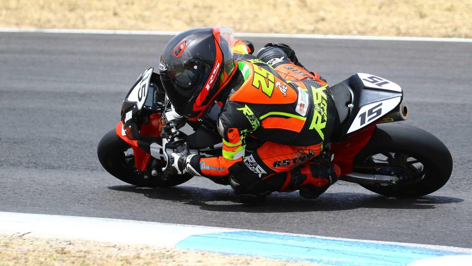 El piloto guadalcacileño, en una carrera.