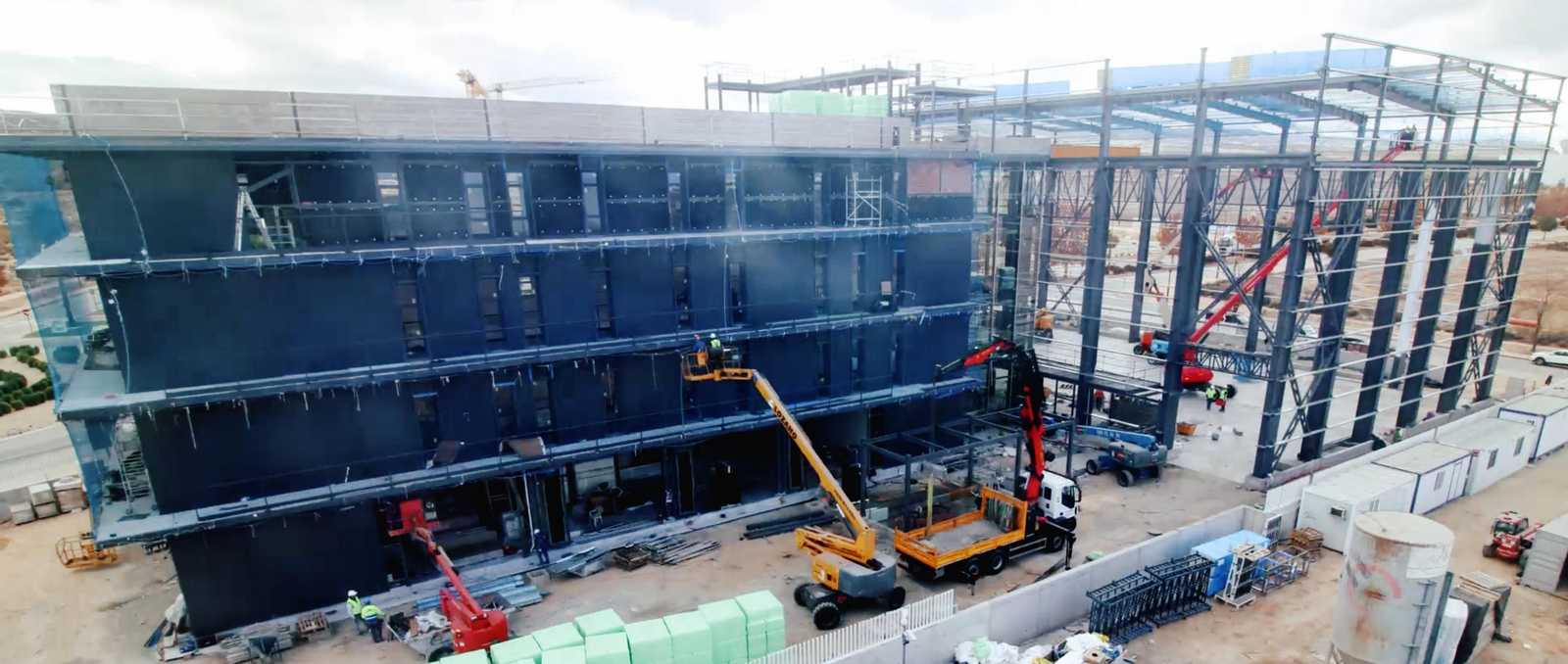 Estado de las obras del edificio UGR-Dones a primeros de diciembre