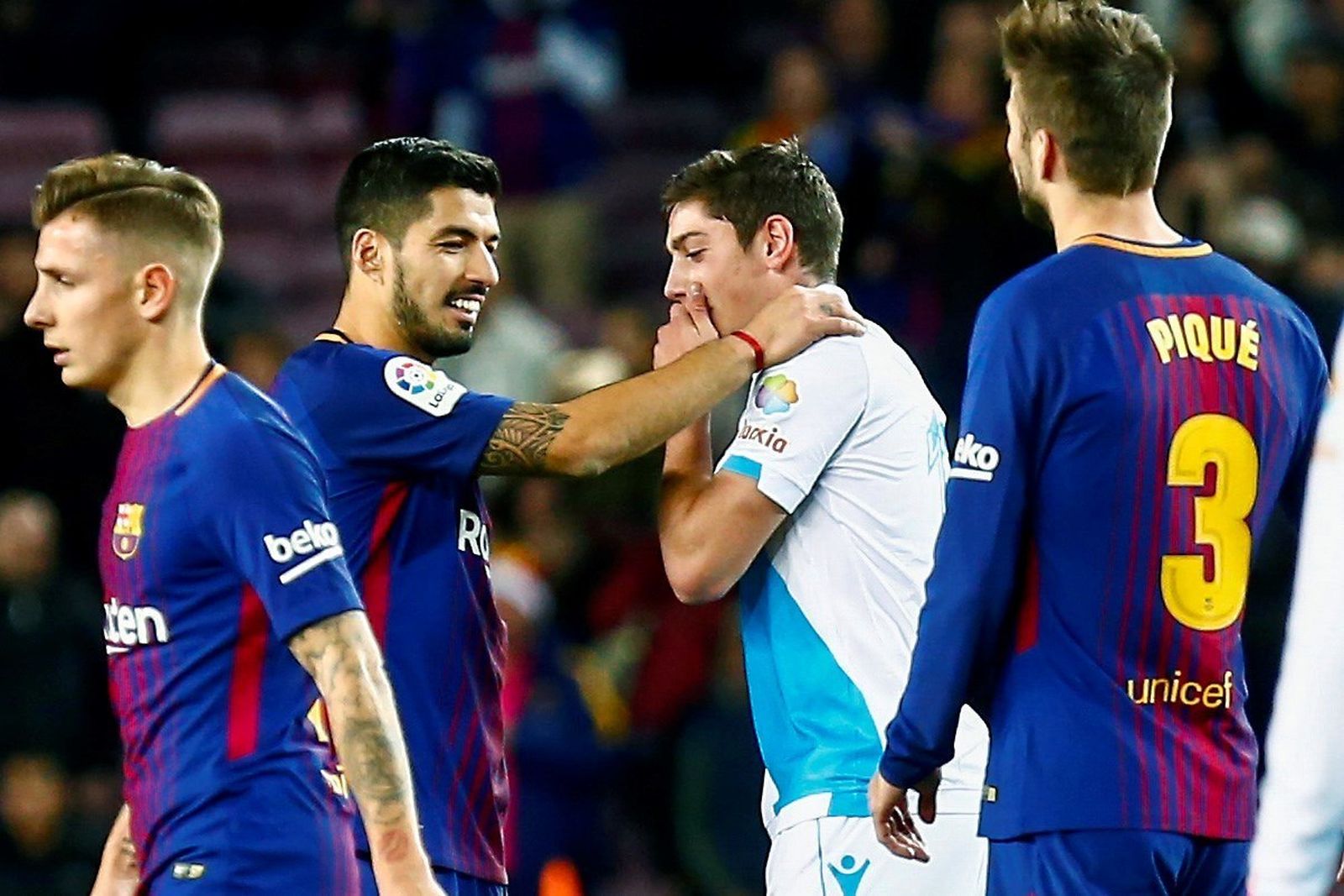 El Barcelona-Deportivo de La Coruña, en imágenes