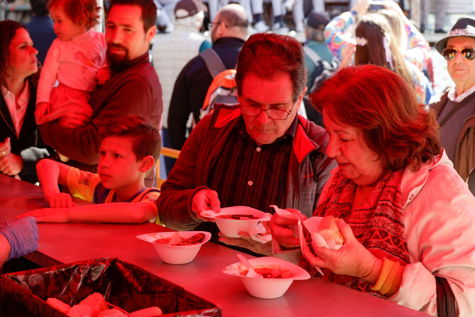 Las imágenes de la Berzá y el Frito Gaditano del Domingo de Piñata