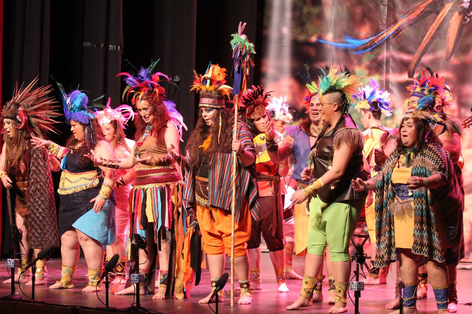 Imágenes del primer día de preliminares de concurso del Carnaval Colombino 2018