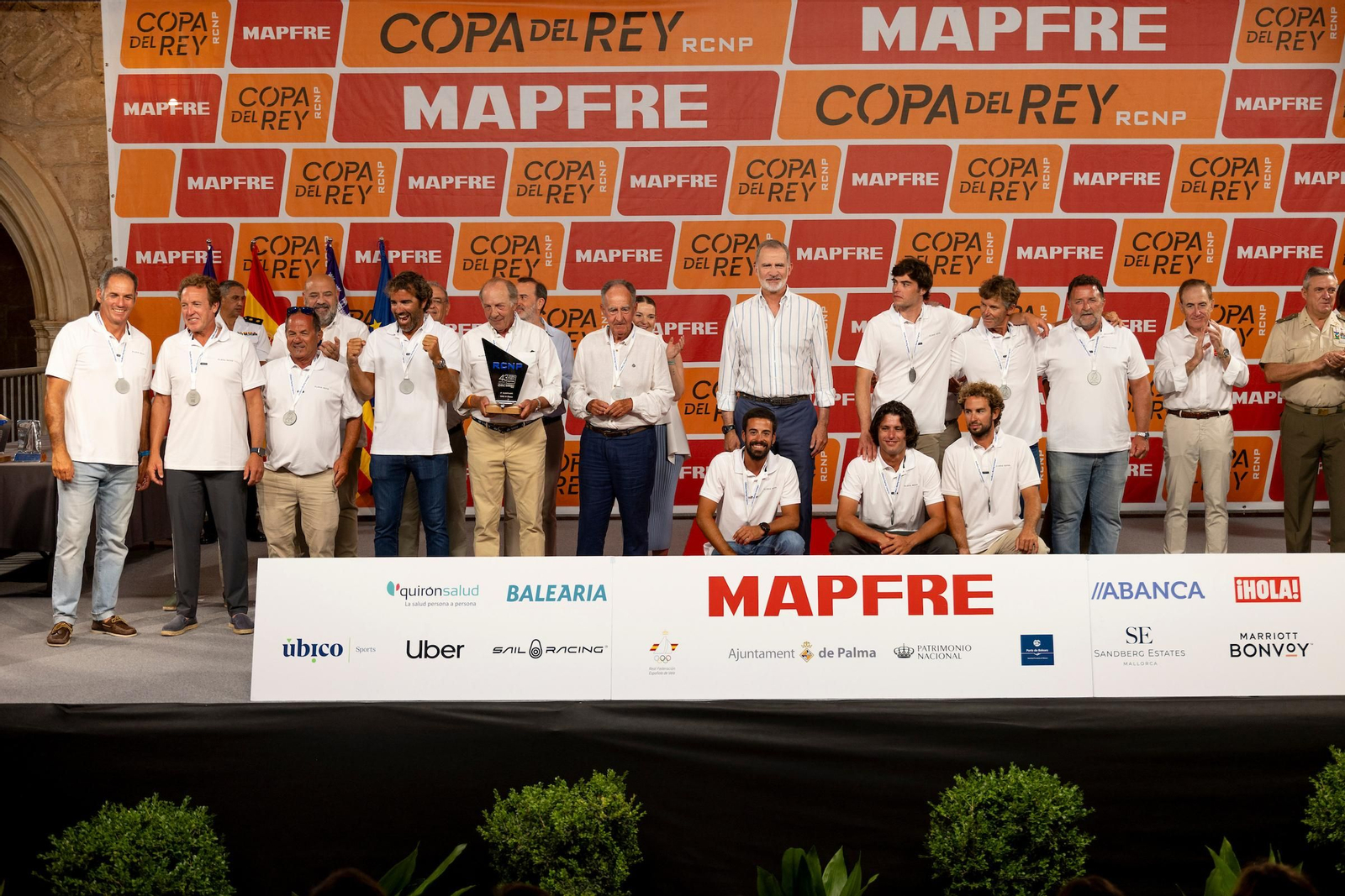Las fotos de la entrega de premios de la Copa del Rey Mapfre de vela