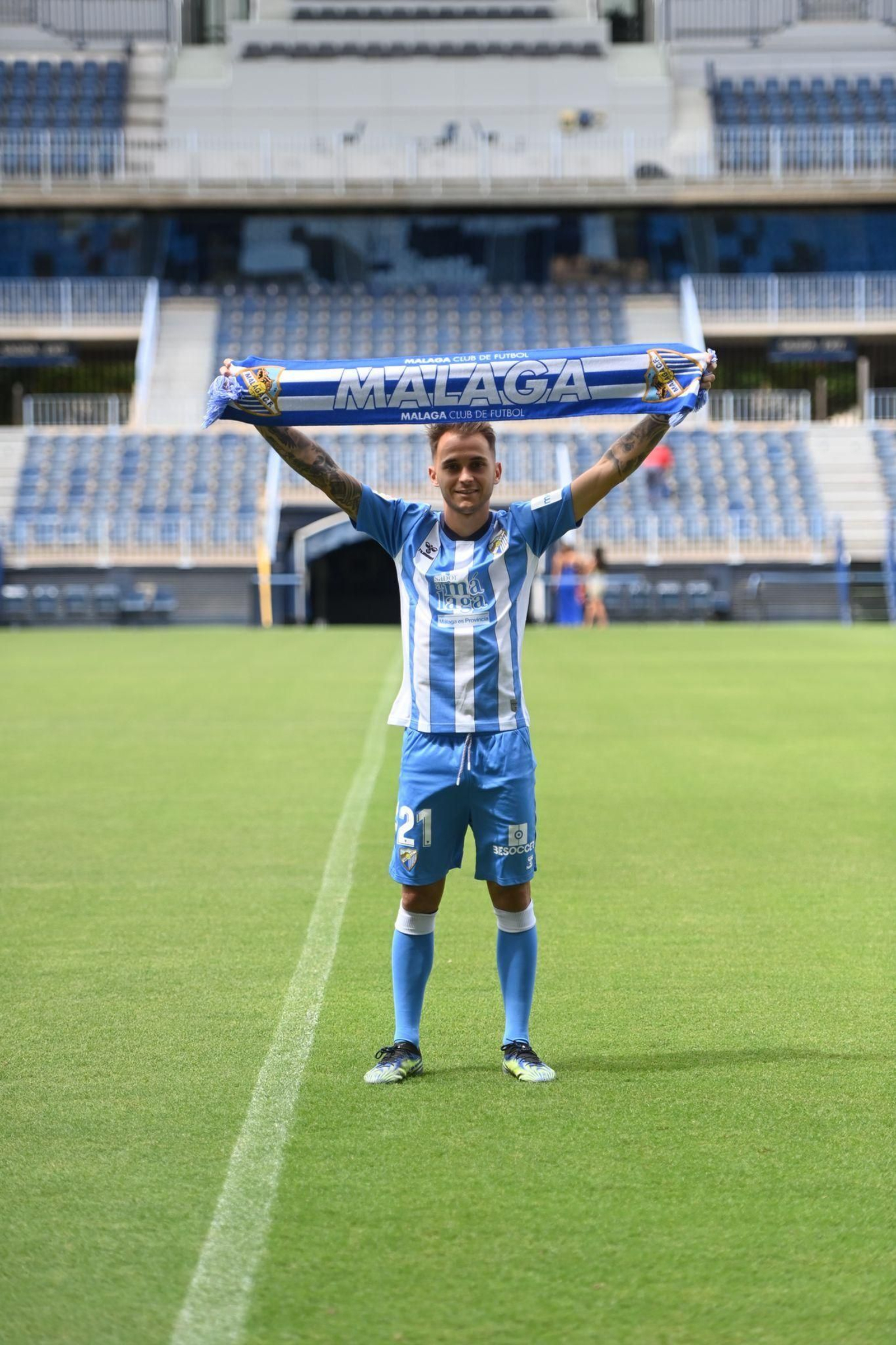 Las fotos de los últimos fichajes del Málaga CF
