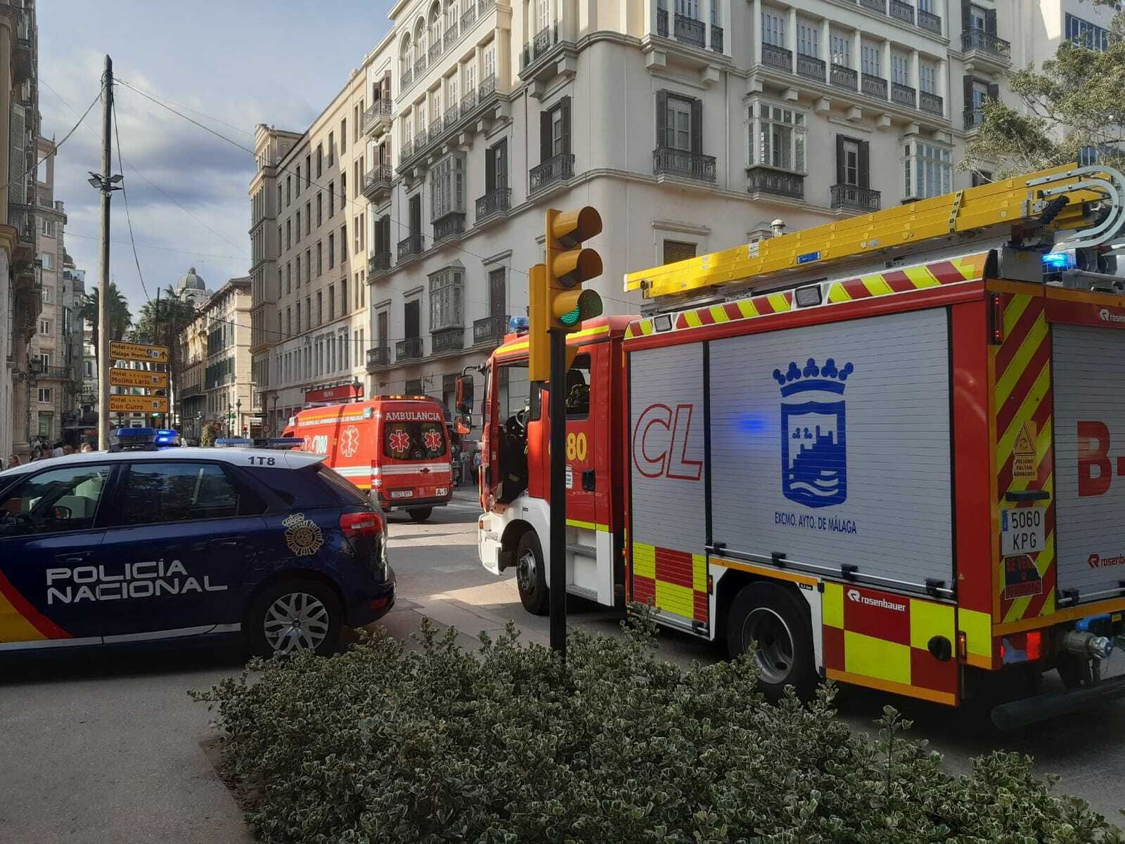 Accidente en la obra del Metro de Málaga con al menos un herido.