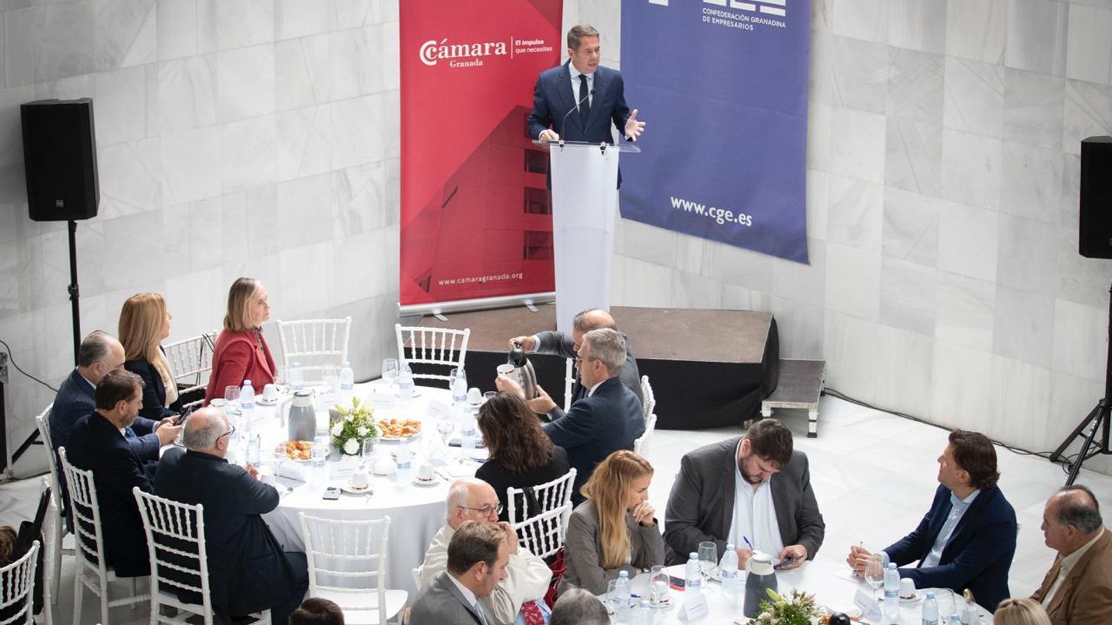 Cuerva ha realizado sus declaraciones durante un desayuno empresarial en la sede de la Confederación