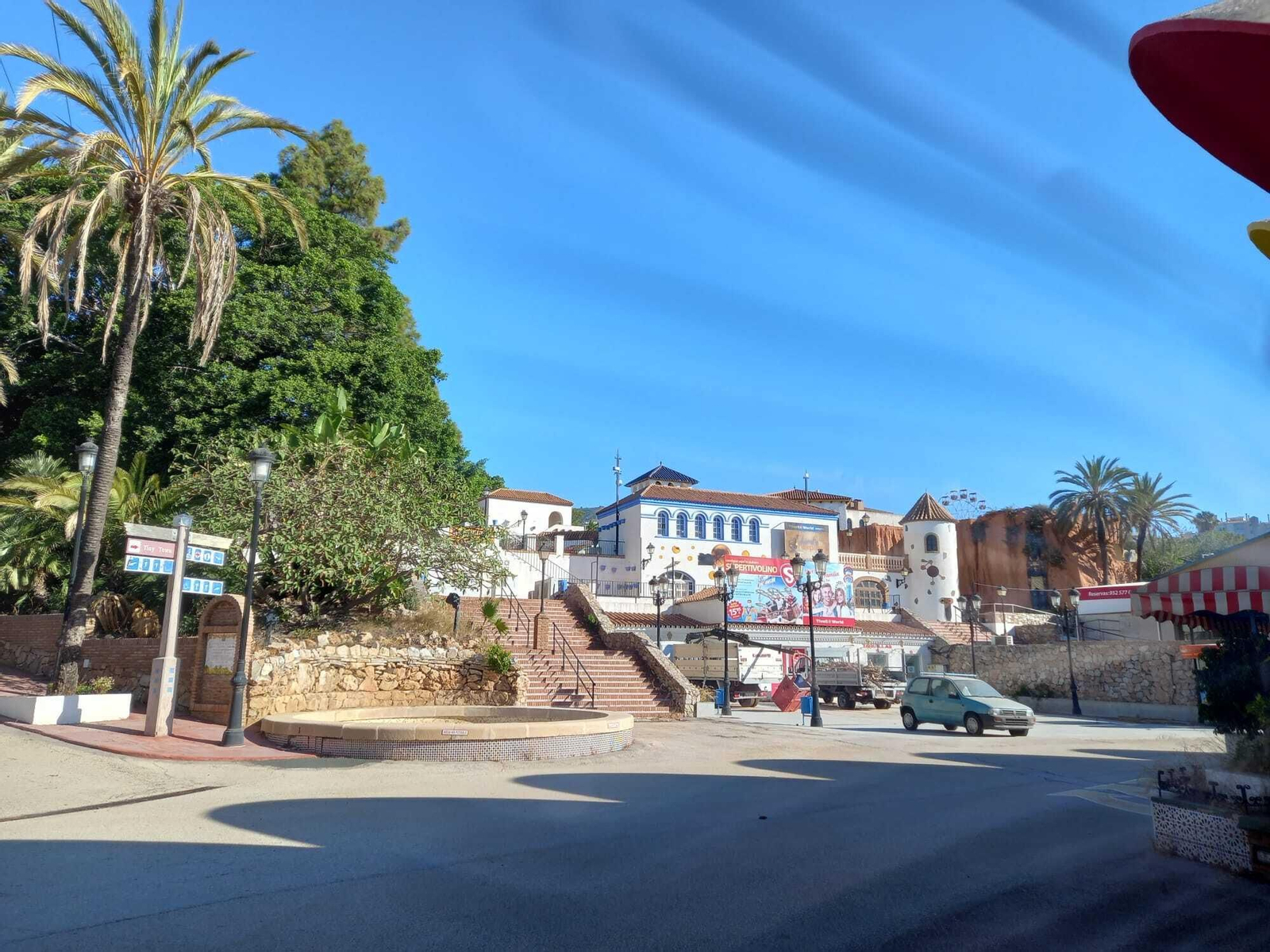 El interior del parque de atracciones Tivoli World, localizado en Benalmádena.