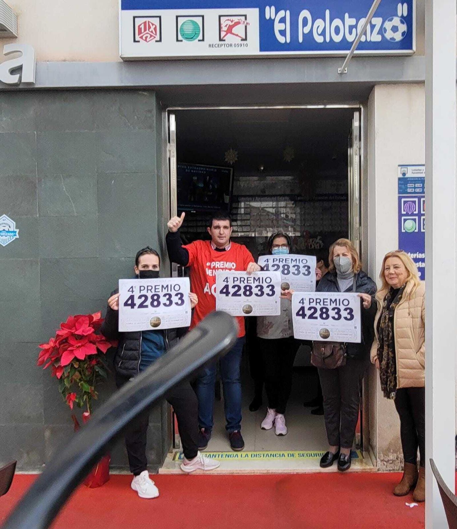 La administración El Pelotazo de José, en Carboneras.