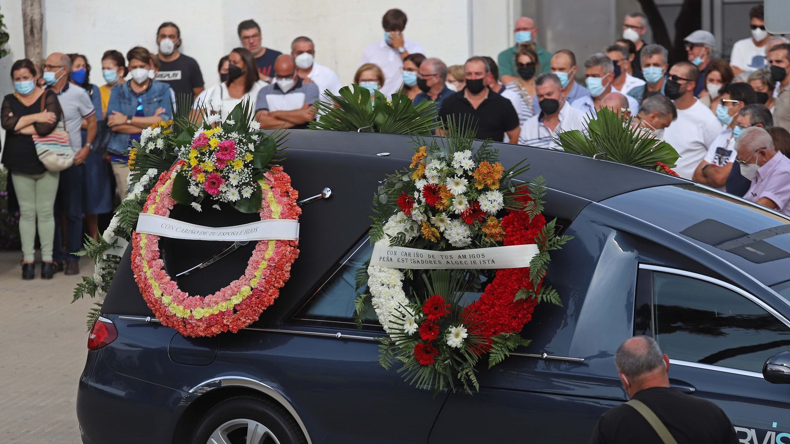 Fotos del último adiós a Juan Antonio García León en Algeciras