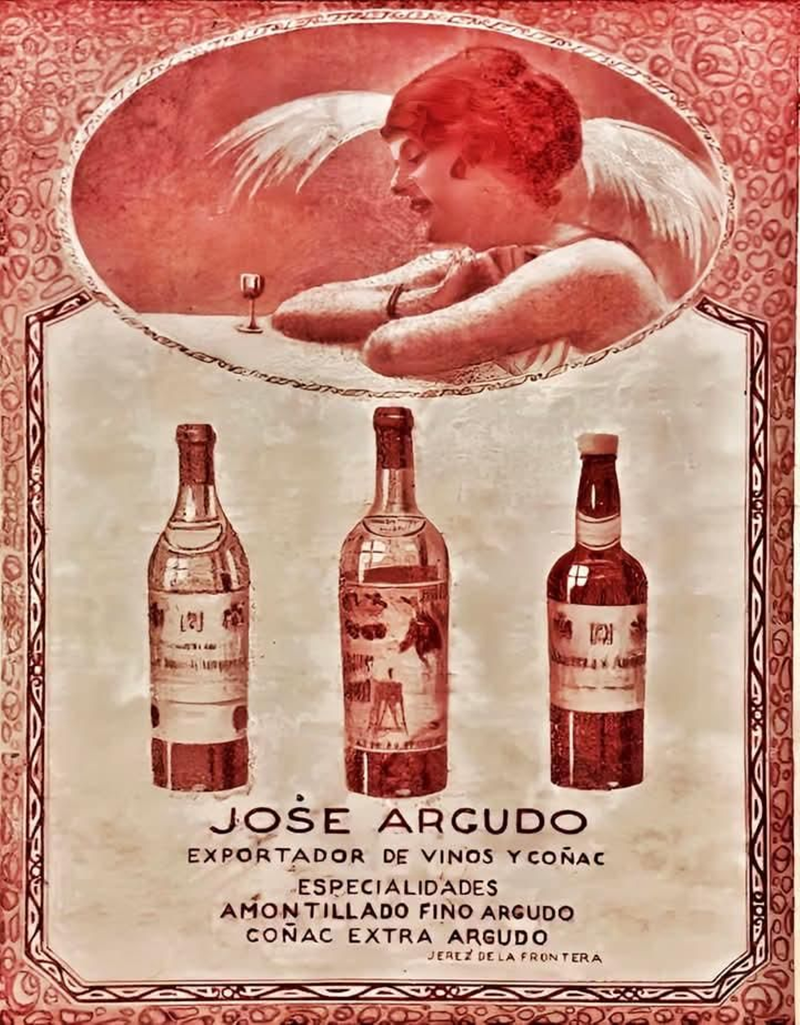 Publicidad de bodegas José Argudo.