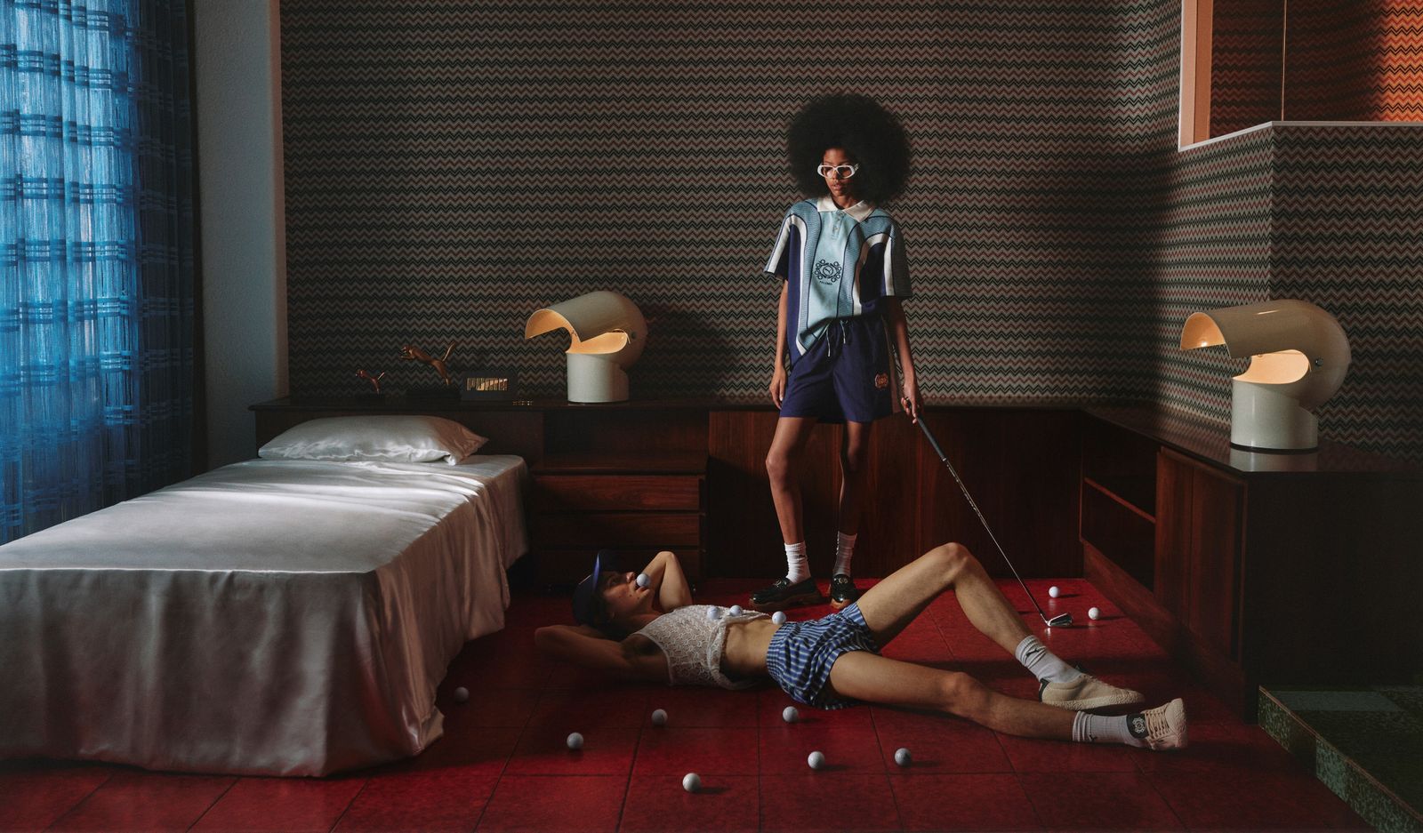 Imagen de la campaña promocional de la colección de Palomo para Puma.