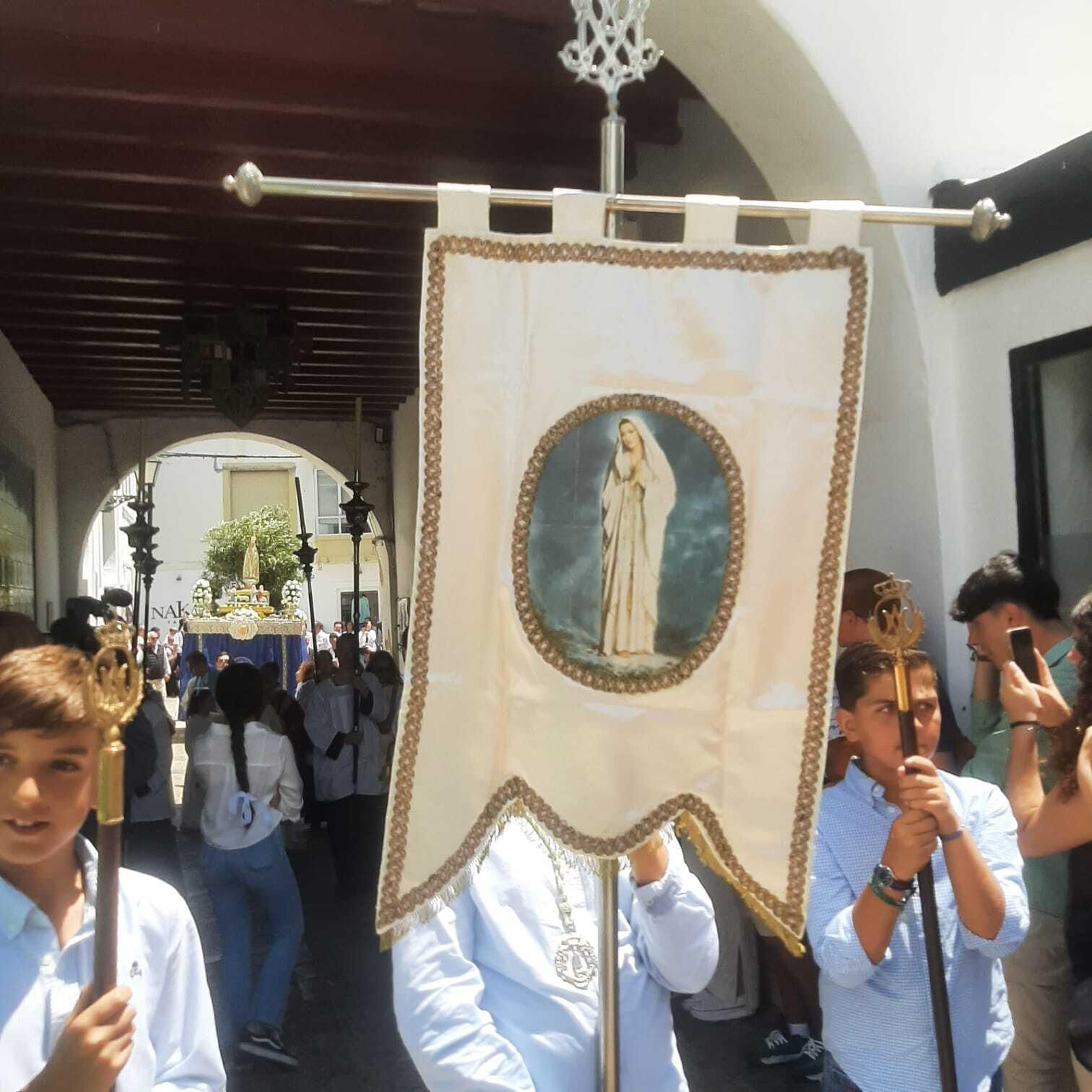 Fotos de la procesión de la Virgen de Fátima en Tarifa