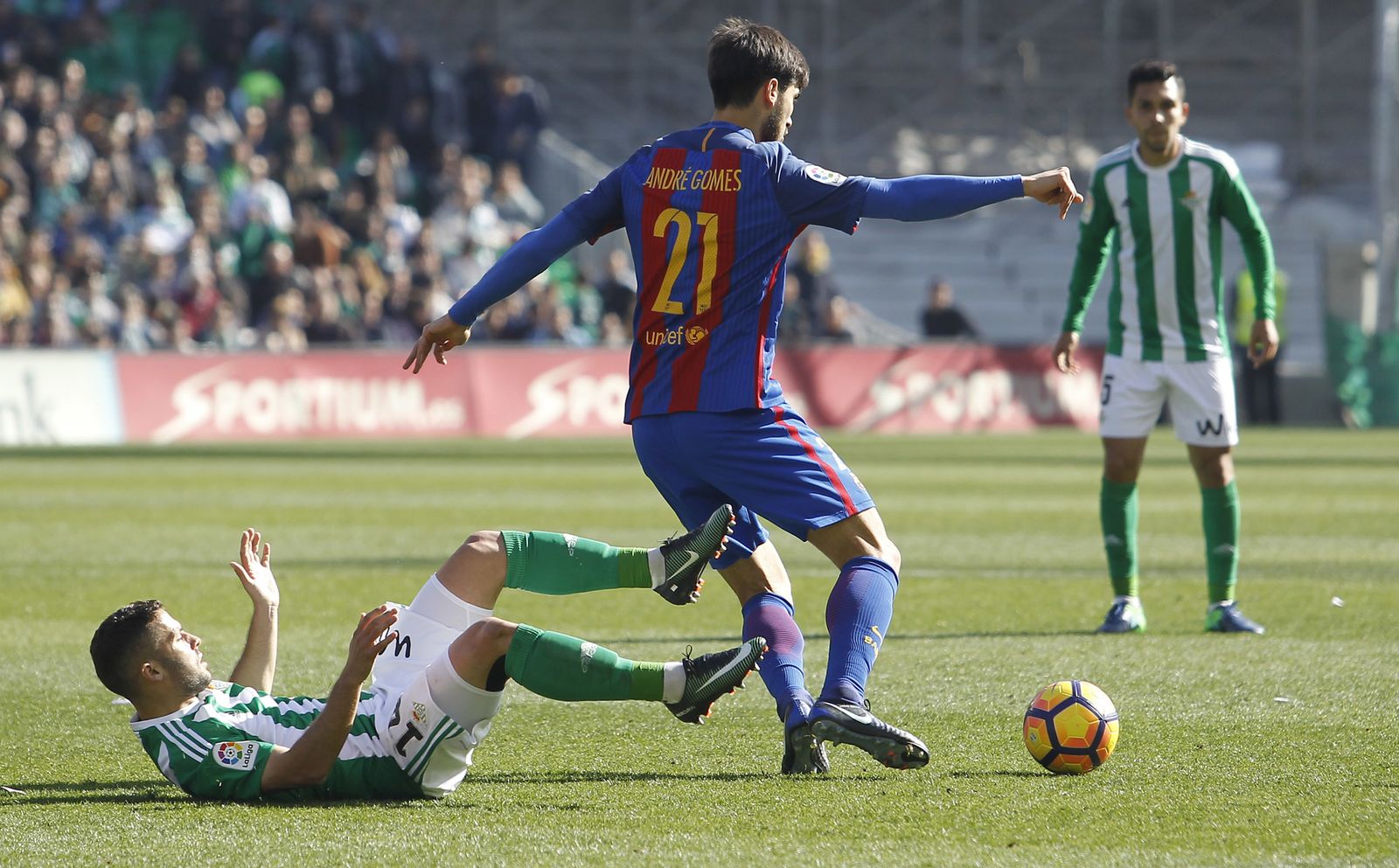 El Betis-Barcelona, en imágenes