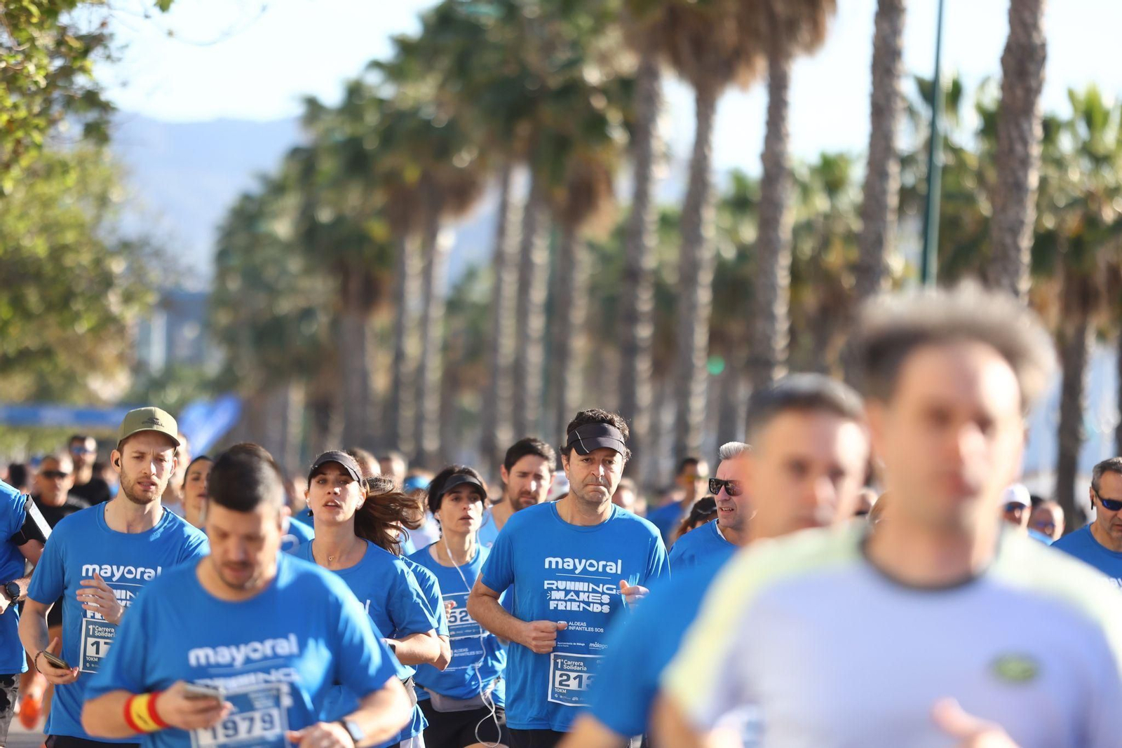 Las mejores fotos de la I Carrera Solidaria Mayoral de Málaga