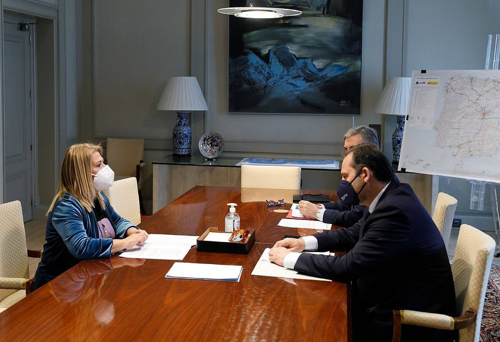 La alcaldesa y el ministro Ábalos abordan líneas de actuación prioritarias a través de los fondos Next Generation