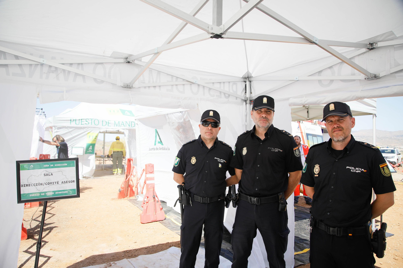 Así se ha vivido el simulacro de incendio forestal en Turre